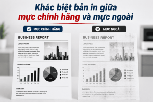 So sánh bản in giữa mực Toshiba chính hãng và mực ngoài: khác biệt thực tế